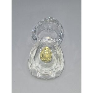Zaydner Crystal Yellow Diamond‎ Ring Case Holder